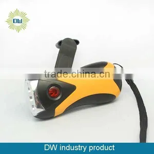 Small Hand Crack Flashlight Dynamo thumbnail-1