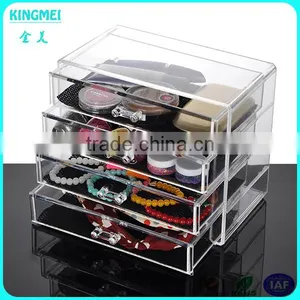 Hot Sale Clear Plastic Plexiglass Makeup Organizer & Large Makeup Organizer Storage Box & Cosmetic Makeup Organizer thumbnail-1