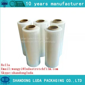 Factory Wholesale Anti Tear LLDPE Plastic Packaging Stretch Wrap Film Roll thumbnail-4