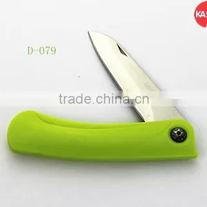 D-079 Stainless Steel Folding Knife Single Blade Pocket Knife for Vegetables and Fruits thumbnail-1