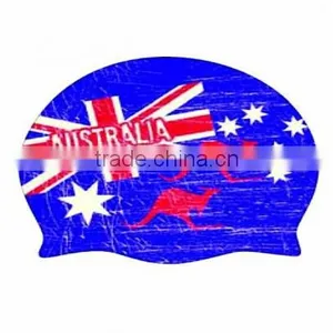 2014 World Cup Brazil National Flag Swim Cap Swimming Cap thumbnail-3