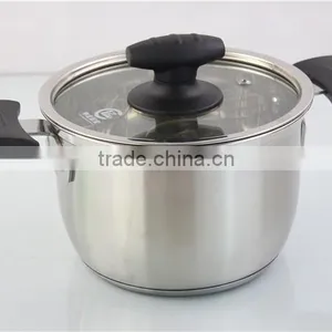 Hot Selling Tall Metal Stainless Steel Soup Pan Sause Pot thumbnail-4