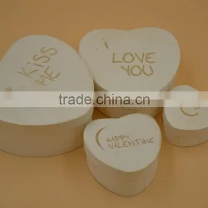Heart Shape Pine Wood Box|printed Box thumbnail-1