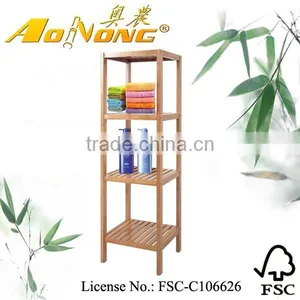 Modern 5 Tiers Bamboo Display Shelf/rack thumbnail-2