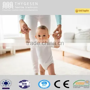 Soft & Smooth, Silky Hot Sale Baby Onesie Plain Wholesale thumbnail-1