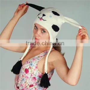 Dog Shaped Cartoon Characters Handmade Crochet Knitted Hat thumbnail-1