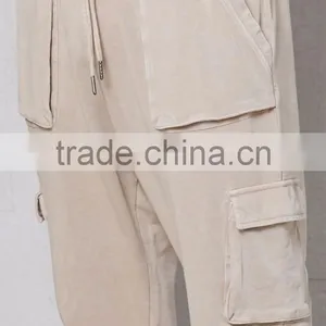 Machine Washable100% Cotton Jogger Pants Men Sweatpants thumbnail-2