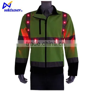 Winter Waterproof Polyester Cotton Reflective Safety Jacket for Mens thumbnail-1