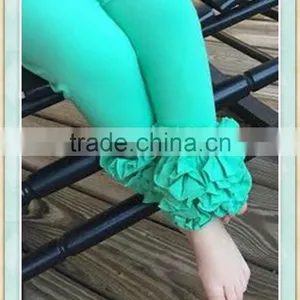 Wholesale Ruffle Raglan Icing Ruffle Pants Solid Color Triple Ruffle Leggings Pants Sew Sassy Icing Leggings thumbnail-2