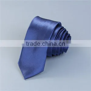 Polyester Necktie Deep Blue Custom Polyester Necktie thumbnail-3