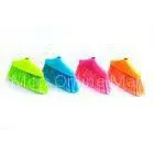OEM Large Plastic PVC Colorful Triangle Broom Head for Floor Sweeping thumbnail-1