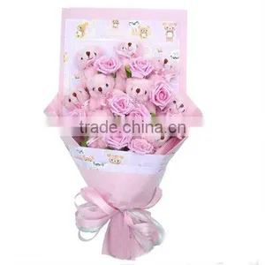 Banquet Plush Flower With Toy thumbnail-4