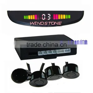 Black Car Rear Sensor Parking Reverse 4 Sensor & LED Displayer/rear Beep Sensor for Car Parking thumbnail-1