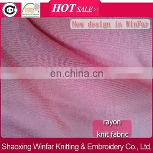 Winfar Hot Sale Cheap Price 100%Rayon Knit T-shirt Fabric Wholesale thumbnail-1