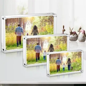 Customized Size Picture Frame Backboard Baby Photo Frame Picture Frame Stand thumbnail-2