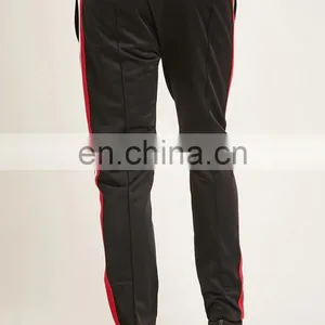 Wholesale Custom Comfortable Men Stripe-Trim Track Pants thumbnail-4