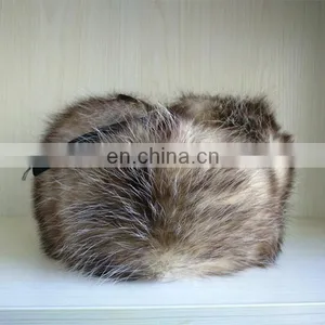 Real Opossum Fur Round LEIFENG Hat for Russian Style thumbnail-1