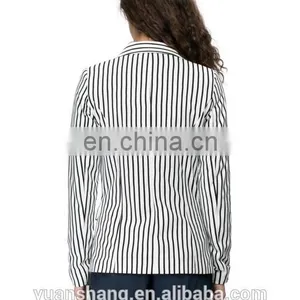 Stripe Blazer Fabric Women 2015 For Ladies Blazer Designs thumbnail-4
