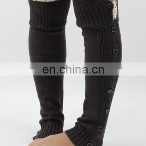 Hot Sale Europe Ladies Knitting Lace Legging thumbnail-5