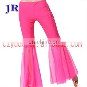 Sexy Beautiful Net Cloth and Crystal Women Belly Dance Costume Pants K-4023# thumbnail-1