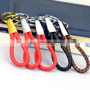 Hot Sale pu Woven Wristband Key Chain/keychain thumbnail-6