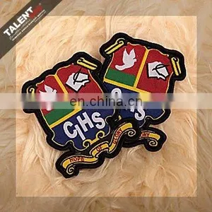 Custom Woven School Logo Badge Patch for Uniform Garment thumbnail-5
