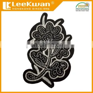 High-quality Custom Flower Shapesequin Applique Patch /embroidery Applique Fabric Sew on Clothing Patch thumbnail-3