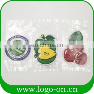 2017 Promotional Logo Printed Customized Scent Paper Air Freshener thumbnail-4