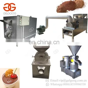 Groundnuts Roasting Cocoa Bean Peeling Cocoa Butter Making Machine thumbnail-1