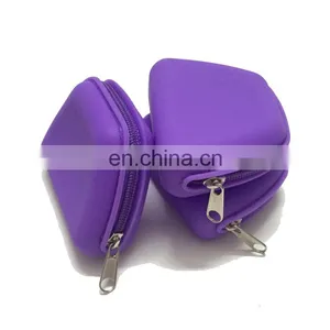 Promotion Coin Bank Case Custom Lady Small Key Purse Wallet Silicone Coin Bag thumbnail-4