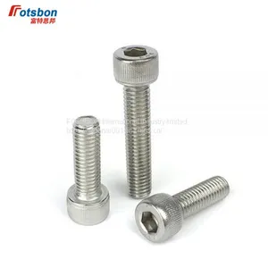 M1.2/M1.4/M2-M22 Hexagon Socket Head Cap Screw Cerrojo Vis Boulon Bolts Pernos Tornillos Hex Bolt Allen 304 Stainless Steel Screws DIN912/DIN 912 thumbnail-3