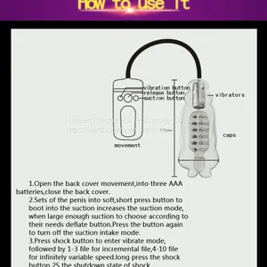 2020 Hansen Electronics Technology Manufacturering of Good Quality Masturbation Cup for Man thumbnail-3