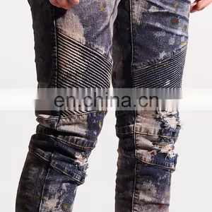 DiZNEW BIKER DENIM BIG CARPENTER MEN JEANS thumbnail-5