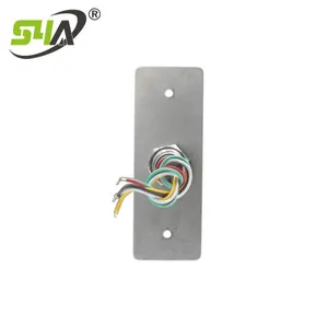 S4A Stainless Steel Waterproof IP67 Exit Button Silver Cobalt DC12 Door Switch With LED thumbnail-3