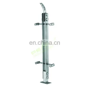 Factory Cheap Price Glass Post Handrails Stainless Steel Glass Railing Balustrade Wholesale In China thumbnail-4