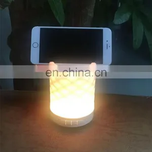 Wholesale Wireless Bluetooth Speaker Night Light Colorful Atmosphere Bluetooth Speaker Lamp thumbnail-5