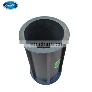 Custom Made Dia.100 Detachable Plastic Concrete Cylinder for Plastic Compression Molding Machine thumbnail-1