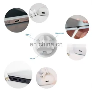 Wireless Mobile Charger For Apple Charger Fast Charging A Set Of Magnet Tips Mobile Phone Headset Mobile Wireless Charger thumbnail-5