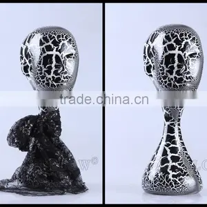 H1044 Fasion Window Display Plastic Female Head Mannequin thumbnail-2