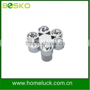 Diamond Knob and Drawer Knob With Crystal thumbnail-1