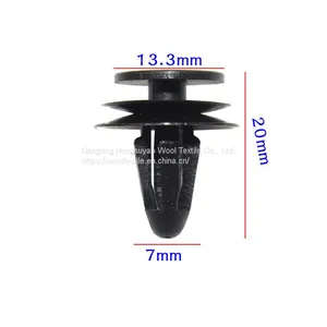 Durable Type Plastic Rivet Fasteners, Multicolour Push-type Fastener Assorted thumbnail-1