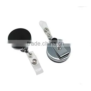 Yueton Pack of 2 Retractable Name Badges Holder ID Card Key Cards Holder Reel thumbnail-2