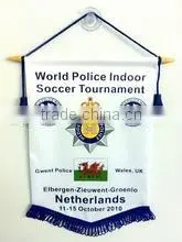 Satin Double Sided Printing , Tow Layers With Tassels, Hanging Flag or Silk Banner thumbnail-3