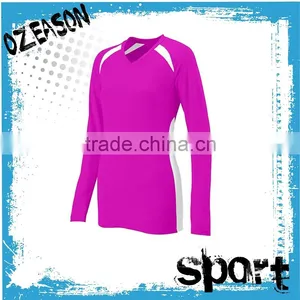 Long Sleeve Sublimated Volleyball Jersey For Team/Design Your Own Volleyball Jersey For Team thumbnail-1