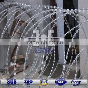 Hot Dip Galvanized| Stainless Steel BTO-22 Concertina Razor Wire thumbnail-1