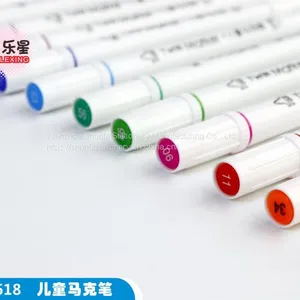 Best Selling 12/18/24/36/48 Color Custom Alcohol Ink Double-headed Double-marker Watercolor Pen, Suitable for Children and Students Art thumbnail-4