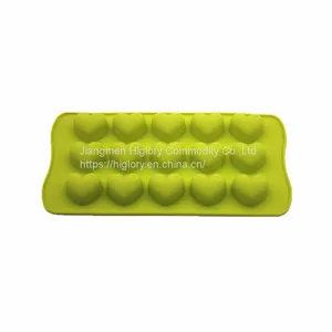 3D DIY Kitchen Accessories Fondant Candy Cake Chocolate Silicone Baking Mold 10 Cavity Love Heart Shaped Breakable Silicone Mold thumbnail-4