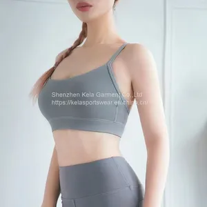 Hot Sale Yoga Wear Bra Summer Sport Wear Comfortable Gym Fitness Set Workout Clothes thumbnail-3