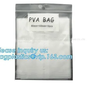 PVA Water Soluble Laundry Bag Infectious Waste Plastic Biodegradable Bags, Hot Water Soluble Laundry Bag, Bagease, Pac thumbnail-1