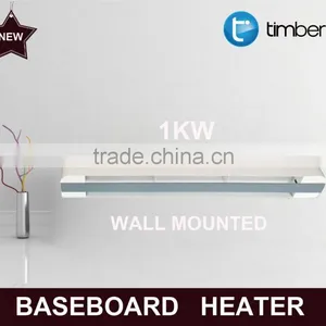Wall Hang Glass Panel Electrical Stainless Steel Baseboard Heater thumbnail-1